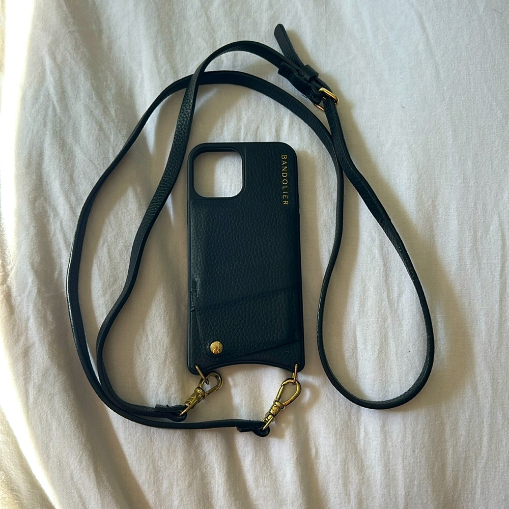 Bandolier iPhone 12pro phone case and strap